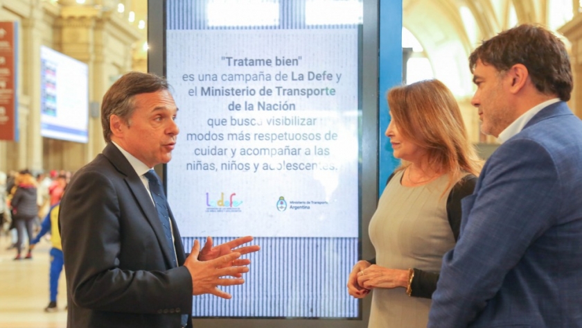 Transporte y la Defensora de los derechos de la niñas, niños y adolescentes impulsan una campaña de concientización en estaciones y terminales
