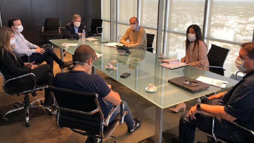 El gobernador Zamora se reunió con autoridades de la Uisde y la Cámara de Comercio