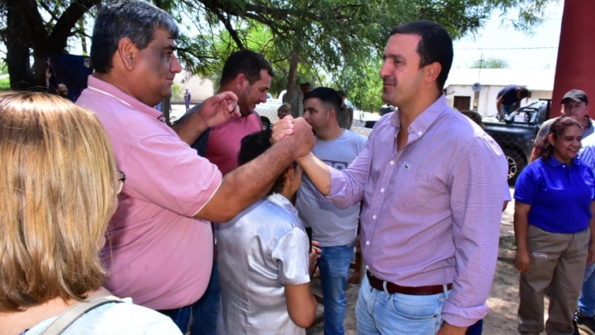 Concluyó la gira oficial del vicegobernador por el oeste provincial