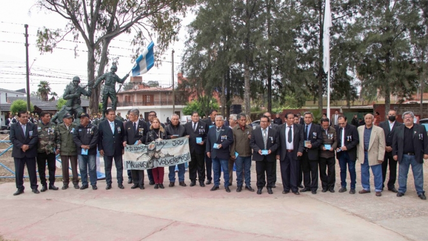 Guerra de Malvinas: Entregaron medallas a Veteranos jujeños