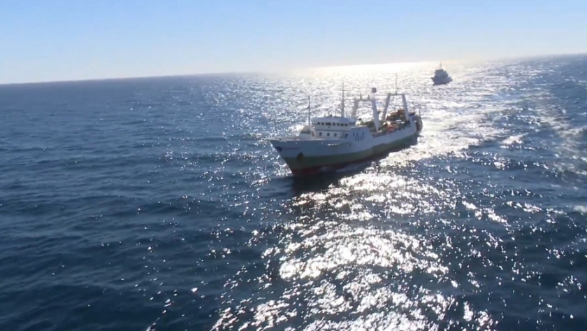 Argentina logró detener al buque pesquero Chino que se había fugado