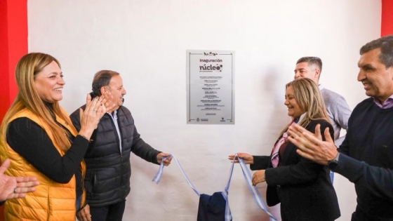 Quintela inauguró un centro de formación digital en Vinchina
