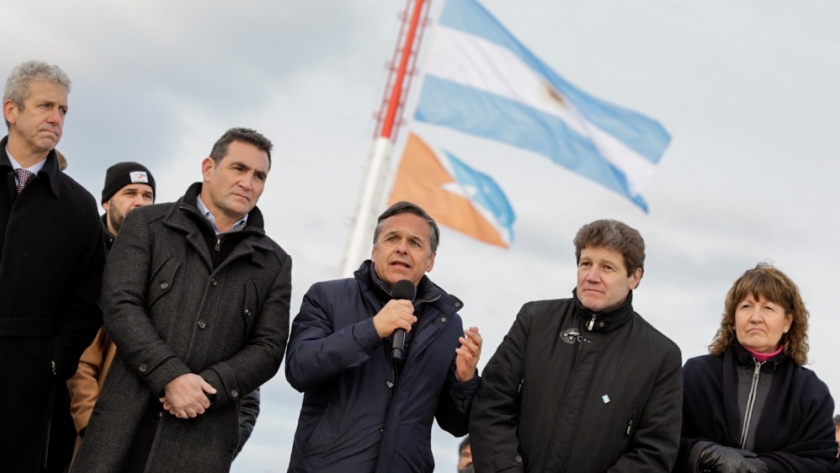 Transporte inauguró la ampliación del muelle del puerto de Ushuaia