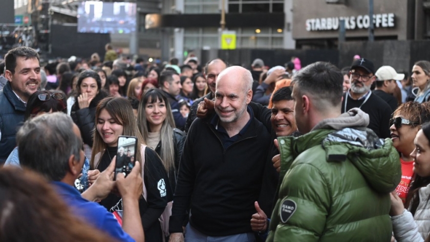 Rodríguez Larreta participó de la primera edición de la Noche Góspel