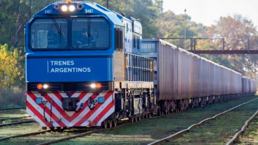 Trenes argentinos cargas sigue creciendo, un 24% más de cargas