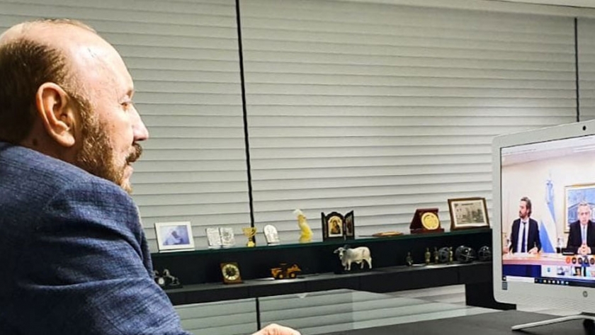 Insfrán participó de una videoconferencia con el presidente Fernández