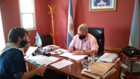 Abramo: municipio firmó convenio con Vialidad Nacional