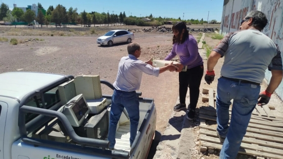 La campaña de recolección de residuos electrónicos pasó por la Región Sur