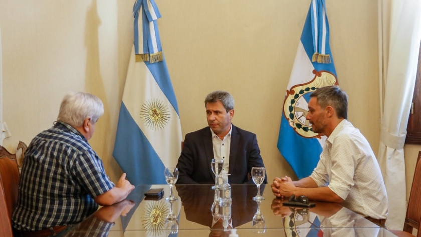 Uñac recibió al Secretario General del gremio de Judiciales de la Nación