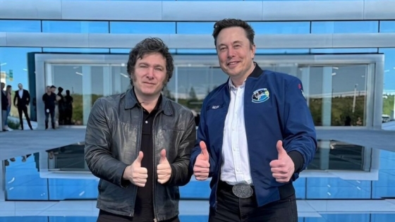El Presidente Milei se reunió con el cofundador y director de Tesla, Elon Musk