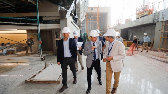 Avance del 80% en la nueva terminal de Ezeiza: el Ministro Giuliano recorrió las obras en el Aeropuerto Internacional