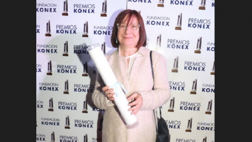 Raquel Chan recibe el Premio Konex de Platino 2023 en la disciplina Biotecnología