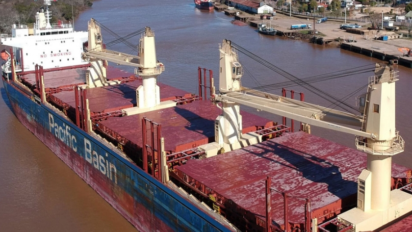 En 18 meses los puertos entrerrianos suman 29 buques con exportaciones al mundo