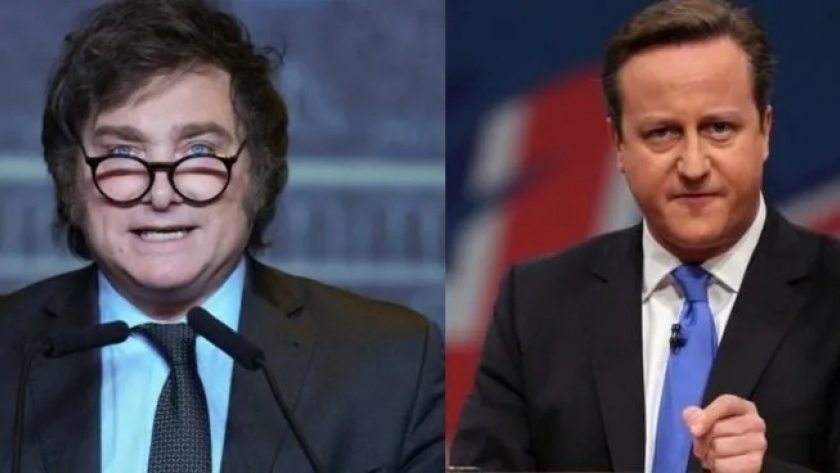 Bilateral en Davos: Javier Milei se reunirá con el canciller del Reino Unido David Cameron