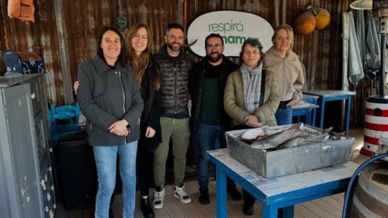 Investigadores del INIDEP participaron de un taller de fileteado en la Cooperativa de Pescadores Artesanales de Pinamar