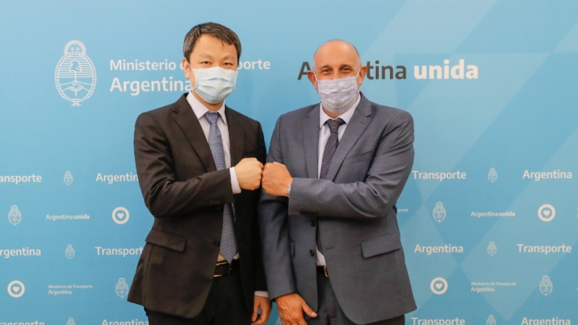 San Martín Cargas: Guerrera se reunió con la empresa CRCC para avanzar en el proyecto de recuperación de 1.813 kilómetros de vías