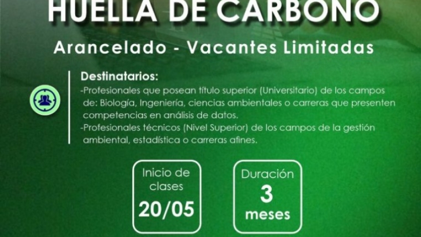 Cambio climático: Lanzan el diplomado en “Cálculo de huella de carbono”