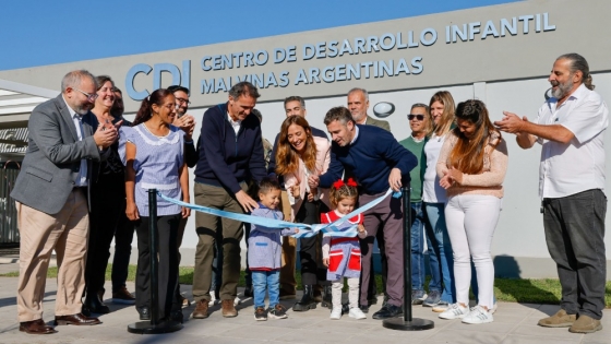 <Katopodis y Tolosa Paz inauguraron dos nuevos Centros de Desarrollo Infantil en Pilar