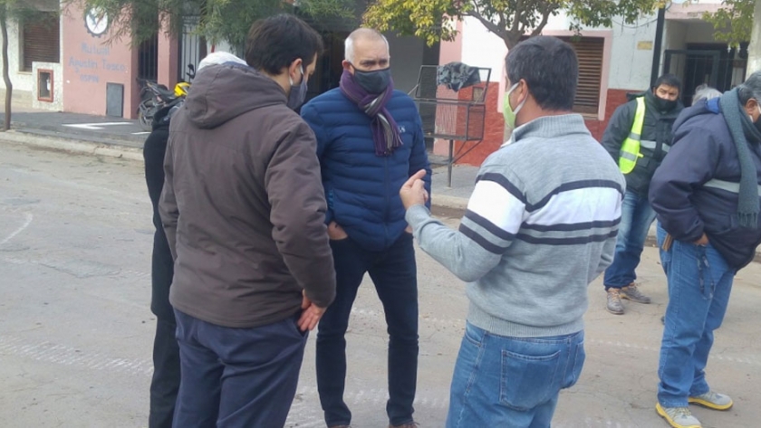 Funcionarios recorrieron obras en Santa Rosa