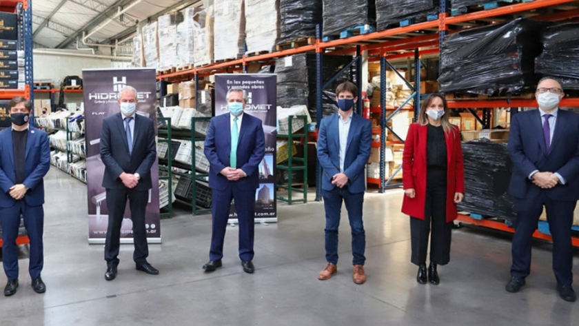 Kicillof participó junto al Presidente del lanzamiento de Precios Cuidados para la Construcción