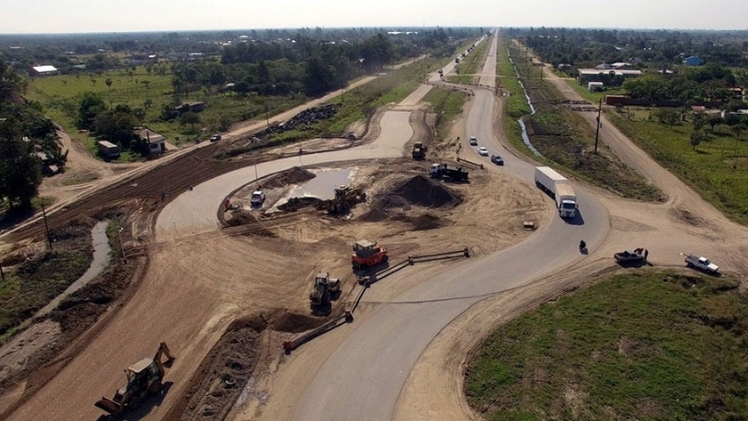 En Formosa, se reactivaron las obras de la Ruta Nacional Nº 11