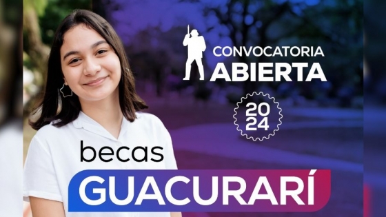 Convocatoria abierta para la beca Andrés Guacurarí hasta el 30 de abril