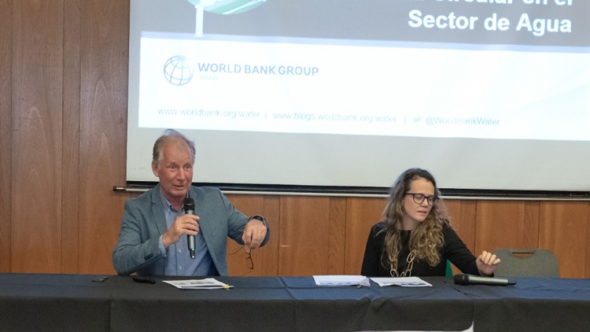 Especialistas del Banco Mundial destacaron la posibilidad de utilizar el agua de reúso con fines productivos en el VIRCh