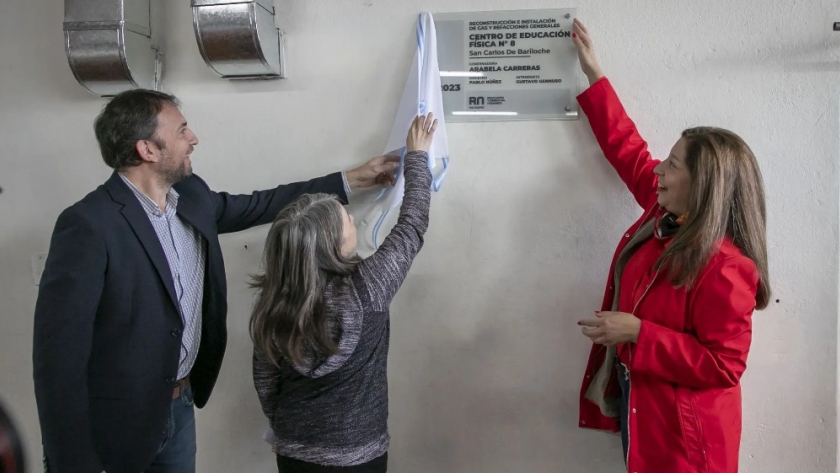 La Gobernadora inauguró las obras de remodelación en el CEF 8 de Bariloche