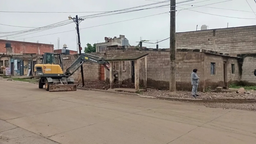 IVUJ y PROMEBA realizaron trabajos en Bº Alto Comedero