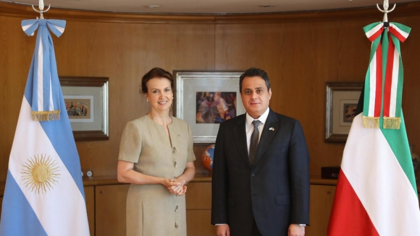 Mondino y el embajador de Kuwait coinciden en expandir comercio e inversiones