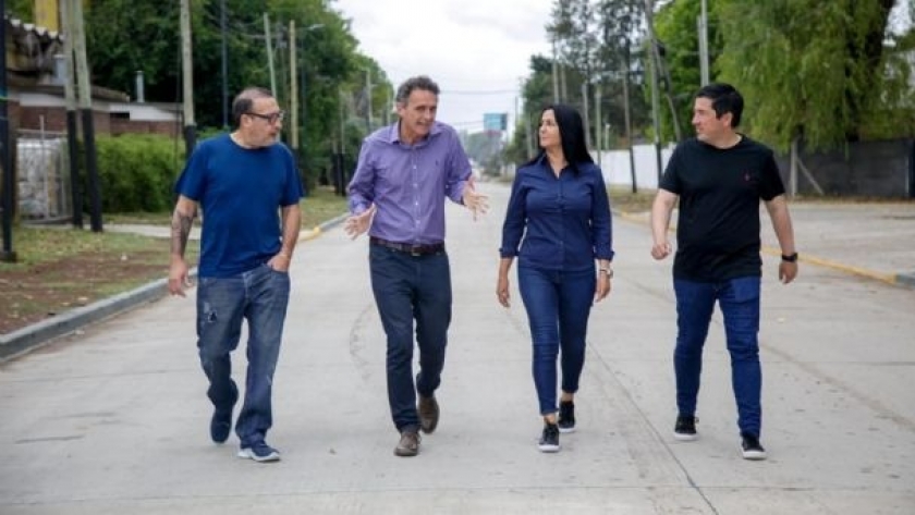 En Malvinas Argentinas, Katopodis y Nardini inauguraron la pavimentación de la Avenida Brasil