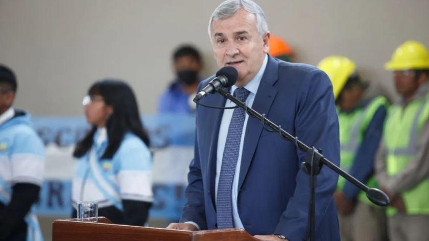 Morales inauguró una nueva escuela en La Quiaca