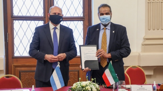 Omar Perotti recibió al Embajador de Kuwait en Argentina