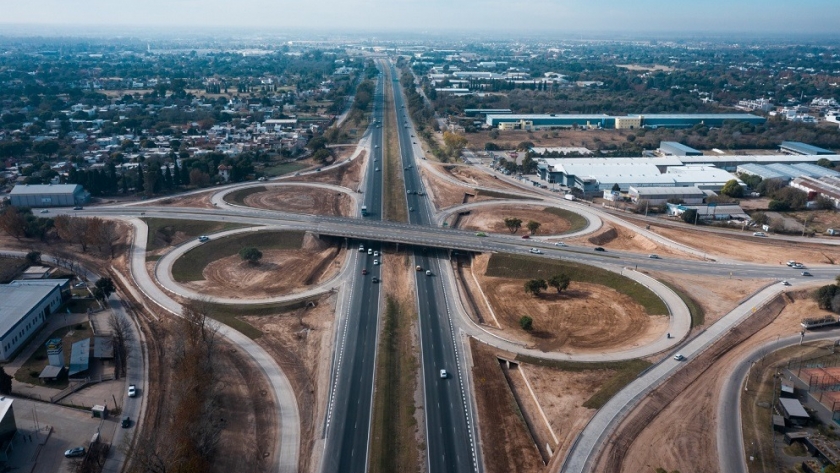 Desvío de tránsito en el distribuidor de Circunvalación y Camino San Antonio
