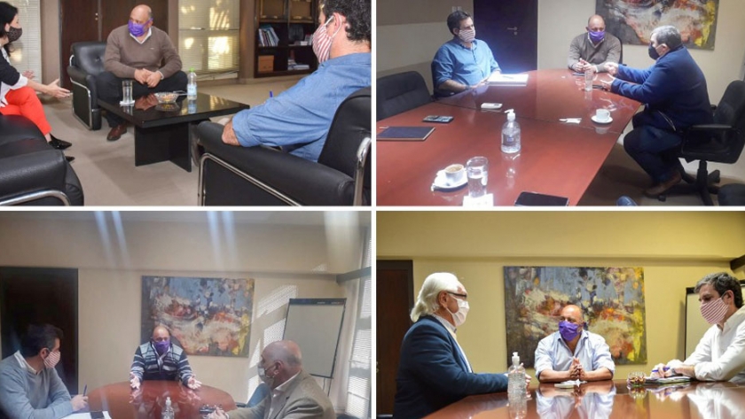 Dib Ashur encabezó una serie de reuniones con referentes de Cámaras Empresariales