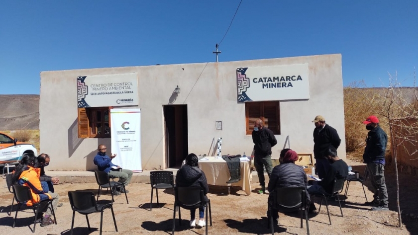 Controles y capacitaciones minero-ambientales en Antofagasta de la Sierra