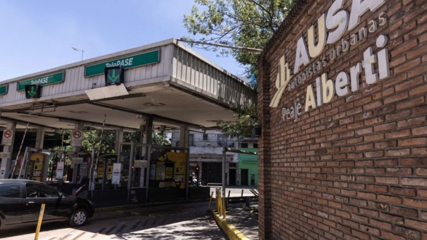 Autopista 25 de Mayo: comenzaron las obras para convertir el peaje Alberti en inteligente