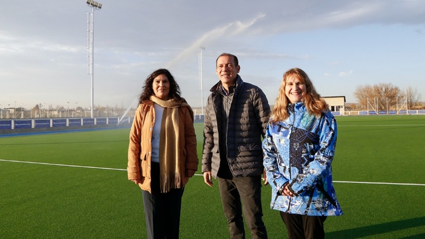 Mañana se inaugura la cancha de hockey a base de agua