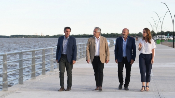 En Ensenada, Alberto Fernández y Katopodis inauguraron el Parque Costero de Punta Lara