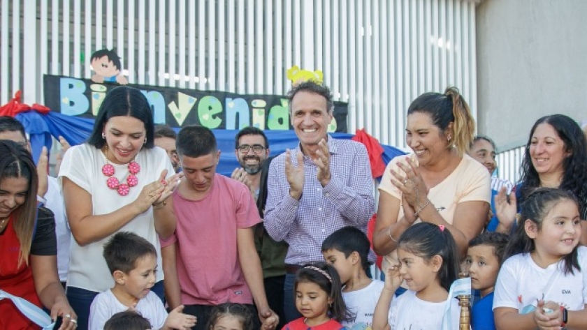 Mendoza: Katopodis inauguró el nuevo Centro de Desarrollo Infantil en Santa Rosa