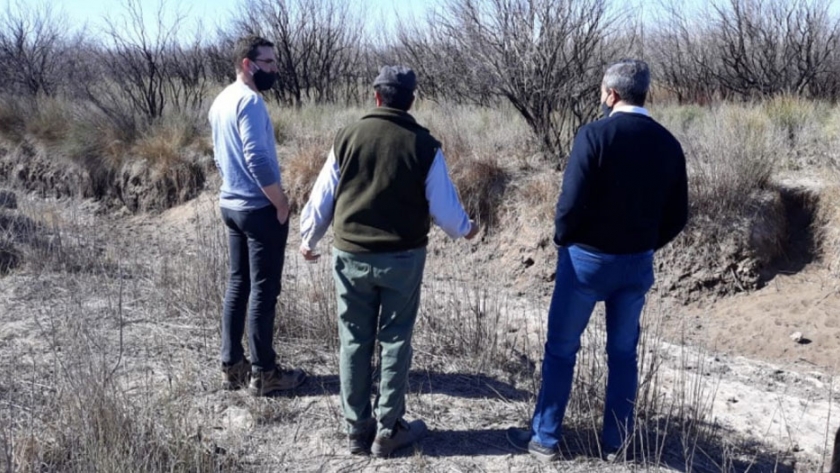 Reunión con puesteros ribereños del río Atuel