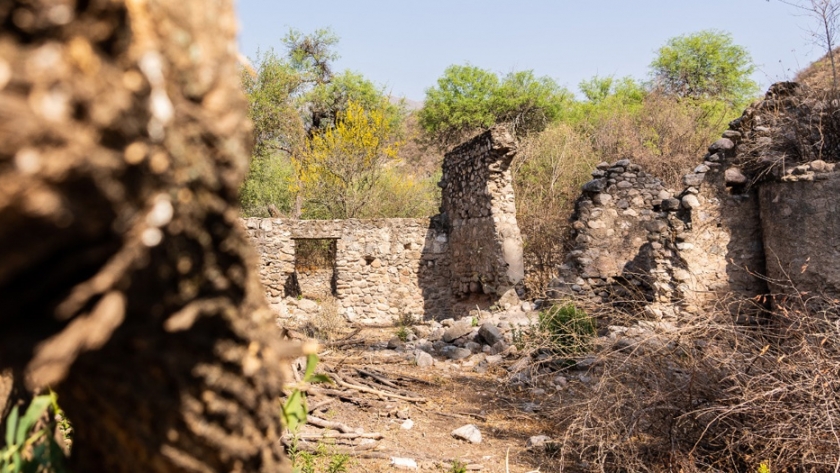 Quintela visitó la obra del Parque Arqueológico en la Quebrada del Saladillo