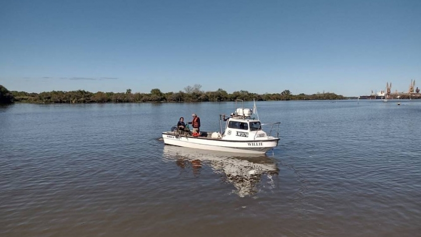 Finalizó un nuevo muestreo estacional de especies en el Río de la Plata