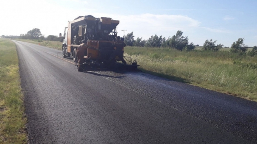 El Durazno: avanzan trabajos en Ruta Provincial 14