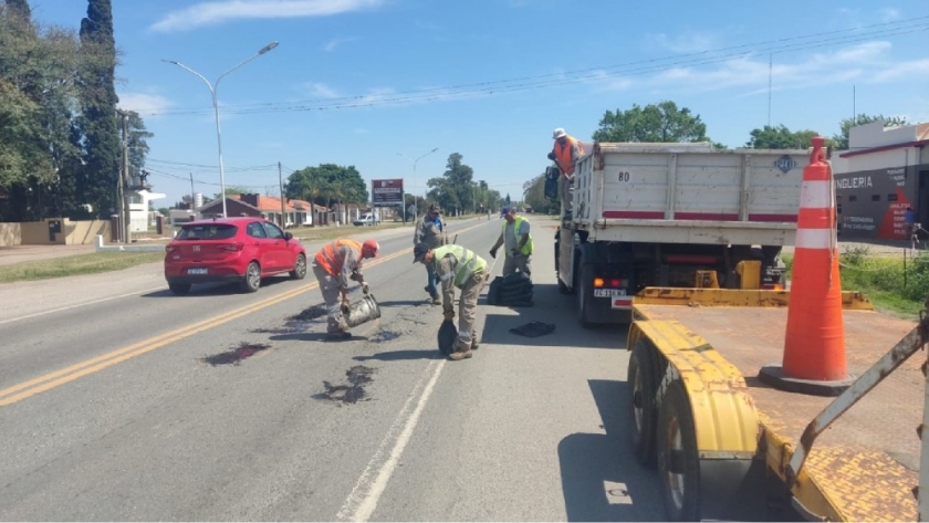 En Santa Fe, Vialidad Nacional avanza con la rehabilitación de la RN 11