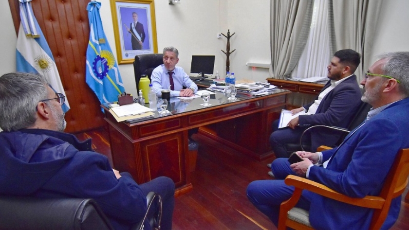 Arcioni recibió a integrantes del Partido Municipal Vida de Trelew para avanzar en proyectos productivos
