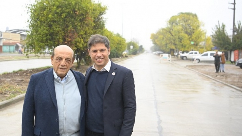 Kicillof y Mussi inauguraron obras de pavimentación en Berazategui
