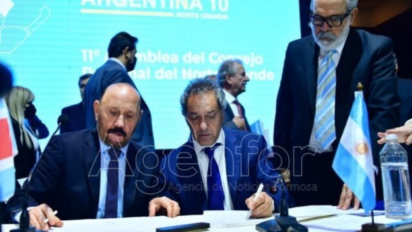 Insfrán y Scioli firmaron un acuerdo por dos mil millones de pesos para créditos PyMEs – Formosa