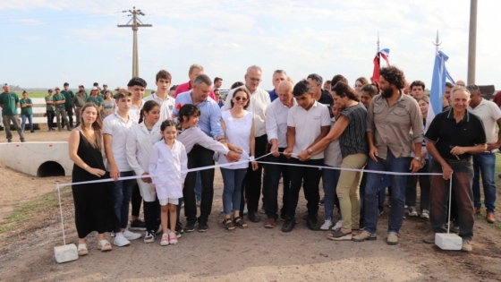 Santa Fe inauguró trazas de caminos de la ruralidad en los departamentos castellanos y las colonias