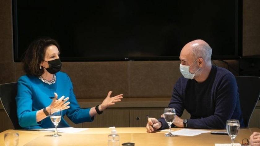 Horacio Rodriguez Larreta recibió a Marykay Carlson, Encargada de Negocios de los Estados Unidos